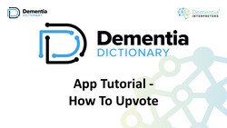 Dementia Dictionary App - How To Upvote